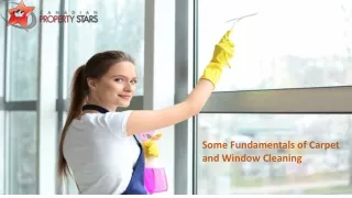 Some Fundamentals of Carpet and Window Cleaning