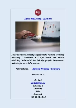 Admind Webshop i Danmark