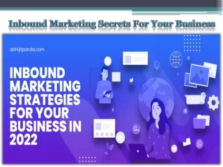 Inbound Marketing Secrets For Your Business