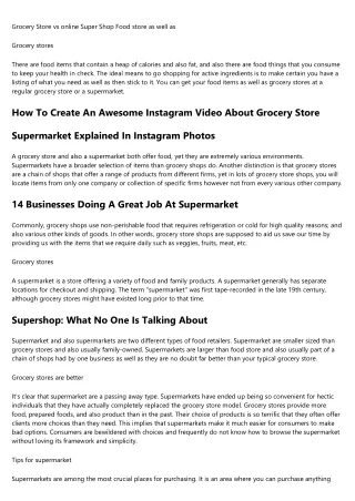 Ask Me Anything: 10 Answers To Your Questions About Supershop