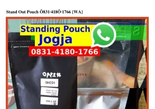 Stand Out Pouch O8ᣮI.ᏎI8O.Iᜪ66[WhatsApp]