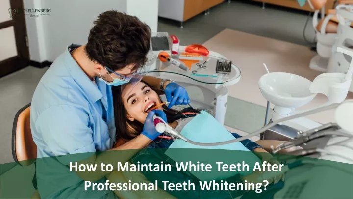 how to maintain white teeth after professional