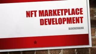 nft marketplace development