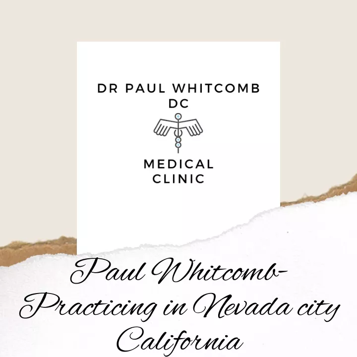 paul whitcomb practicing in nevada city california