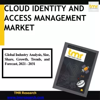 cloud identity and access management market