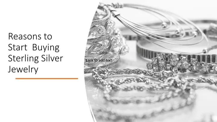 reasons to start buying sterling silver jewelry