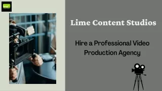 Corporate Video Production Company | Hong Kong | Lime Content Studios