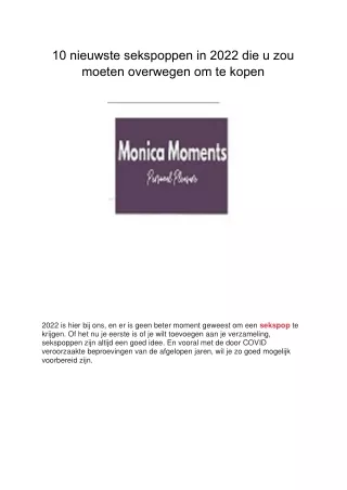 Monica Moments