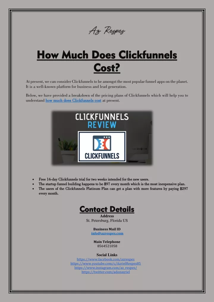 how much does how much does clickfunnels cost cost