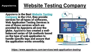 web site testin g company