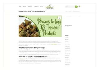 REASONS TO BUY K2 FOR SALE INCENSE PRODUCTS
