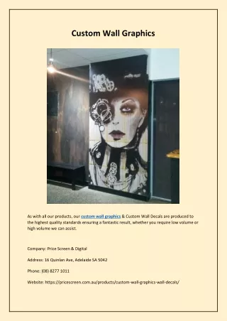 Custom Wall Graphics