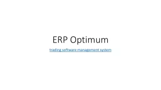Trading Management system in Bahrain