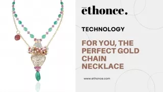 FOR YOU, THE PERFECT GOLD CHAIN NECKLACE