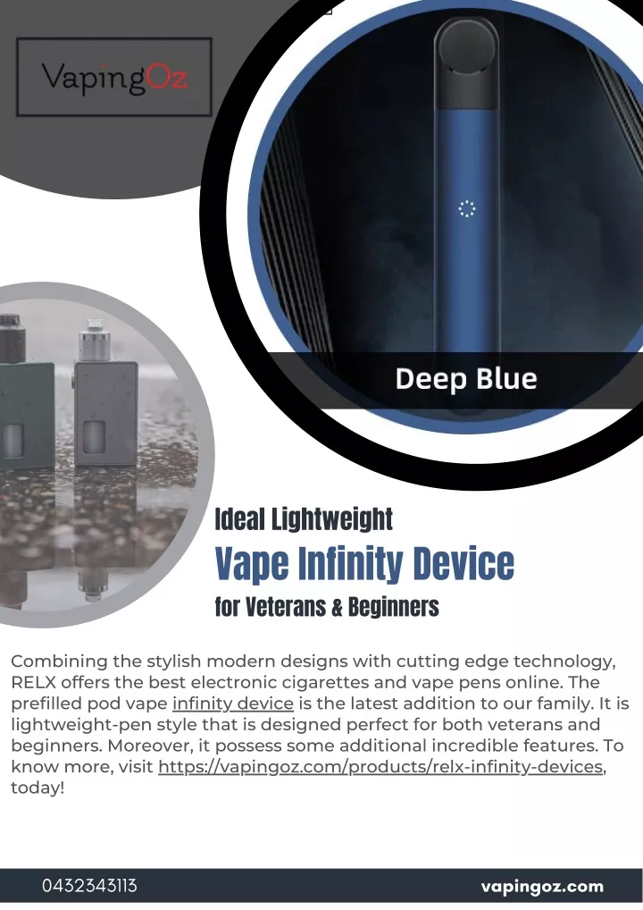 ideal lightweight vape infinity device