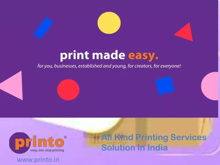all kind printing services solution in india