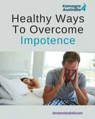 healthy ways to overcome impotence