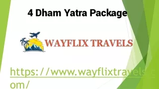 4 dham y atra p ackage