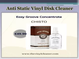 Anti Static Vinyl Disk Cleaner