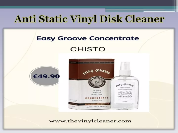 anti static vinyl disk cleaner
