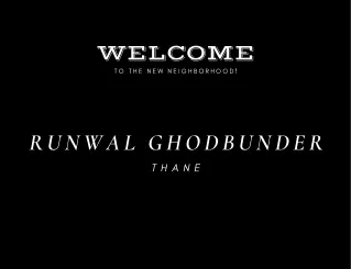welcome t o t h e n e w n e i g h b o r h o o d