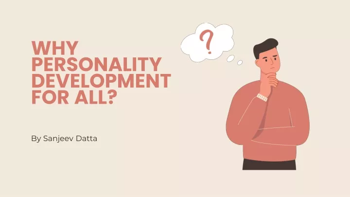 why personality development for all