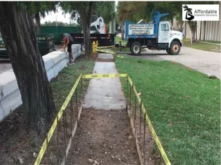 Concrete Sidewalk Trip Hazard