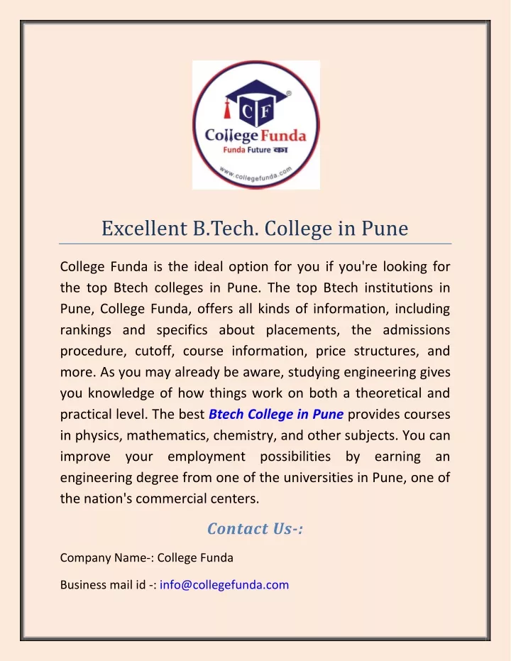 PPT - Top BTech College In Pune PowerPoint Presentation, Free Download ...