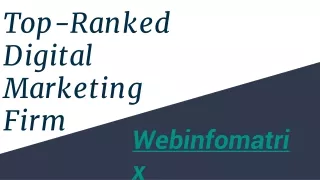 top ranked digital marketing firm
