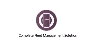 Complete Fleet Management Solution