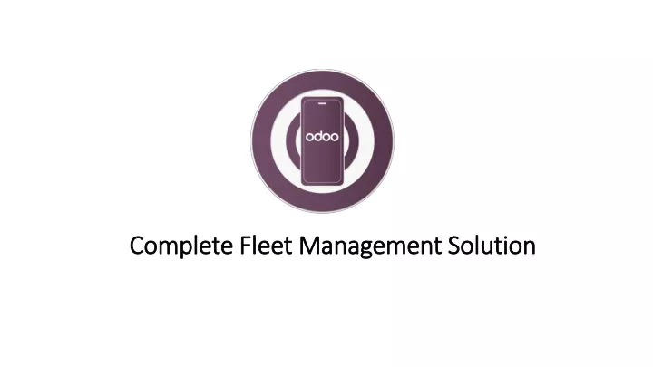 complete fleet management solution