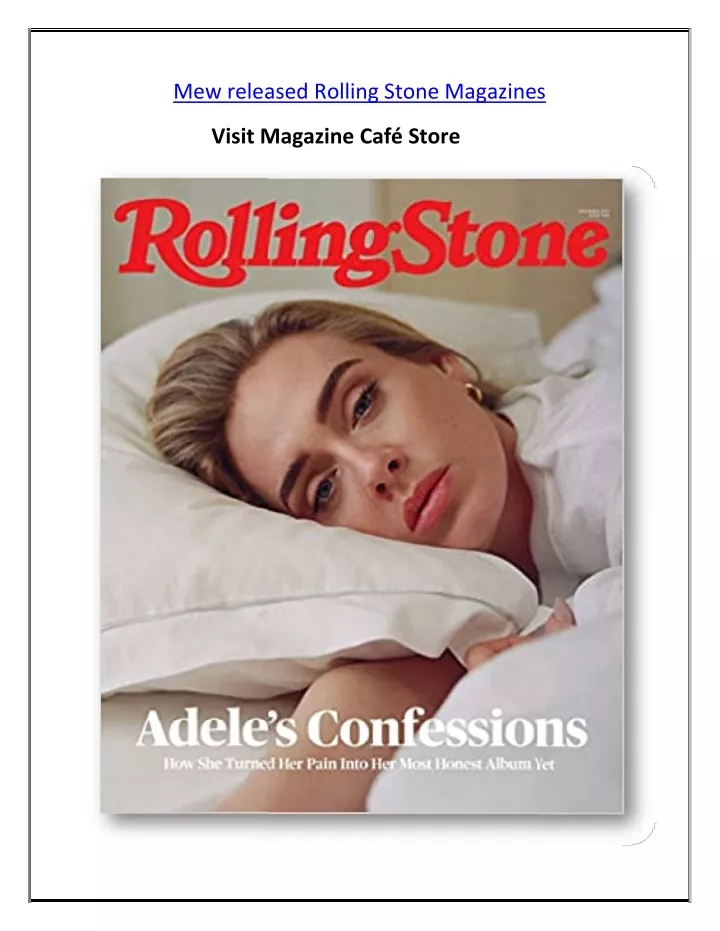mew released ew released rolling stone magazines