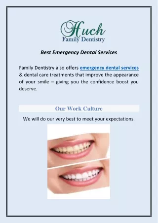 Best Emergency Dental Services