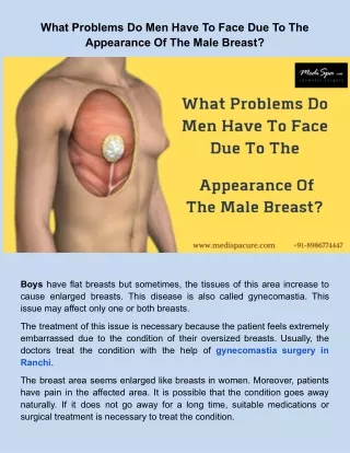 What problems do men have to face due to the appearance of the male breast_.docx