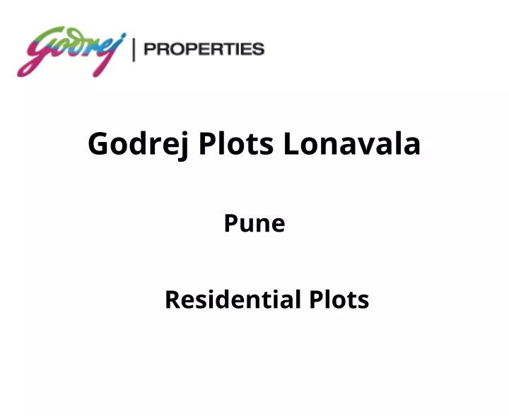 godrej plots lonavala