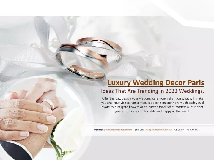 luxury wedding decor paris ideas that are trending in 2022 weddings