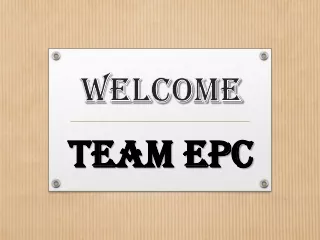 welcome
