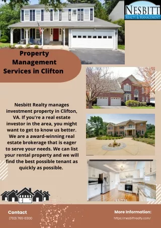 Property Management Services in Clifton