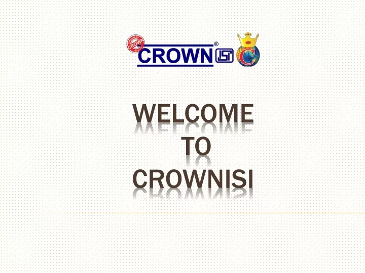 welcome to crownisi