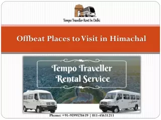 Offbeat Places to Visit in Himachal
