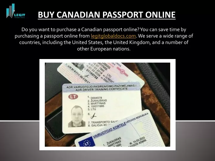 buy canadian passport online