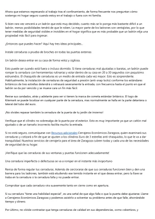 Mejores trucos y consejos de cerrajería para clientes residenciales