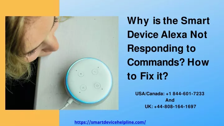 why is the smart device alexa not responding