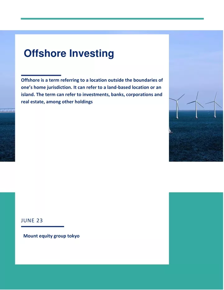offshore investing