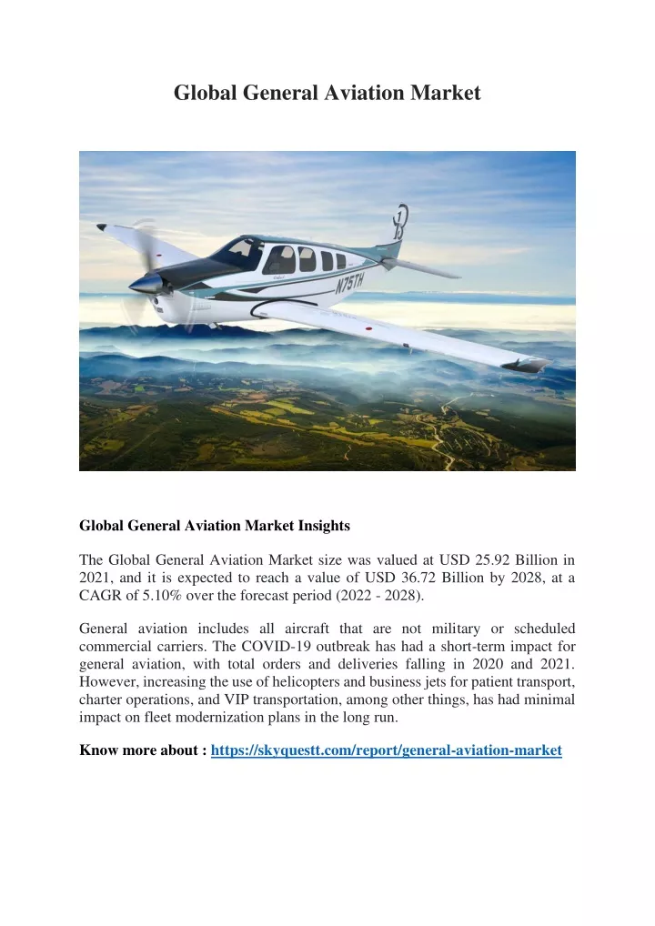 global general aviation market