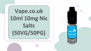 Vape.co.uk 10ml 10mg Nic salt