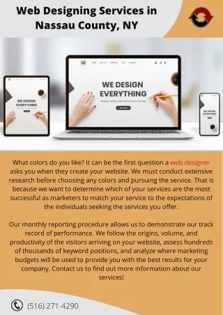 Web Designing Services in Nassau County, NY