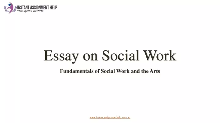 essay on social work