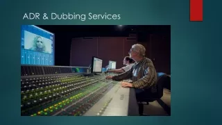 adr dubbing services