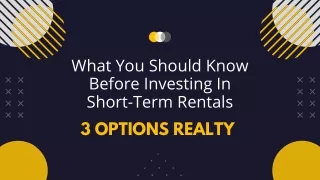 What You Should Know Before Investing in Short-Term Rentals?